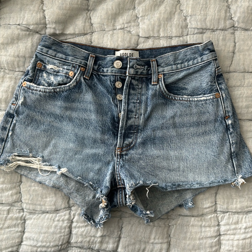 Agolde Parker denim shorts 27